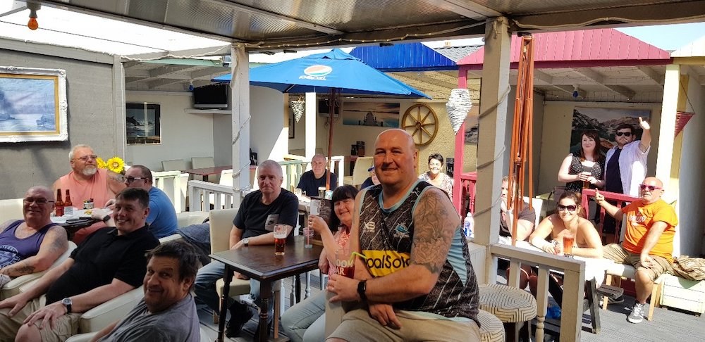 Customers enjoying The Mayquay