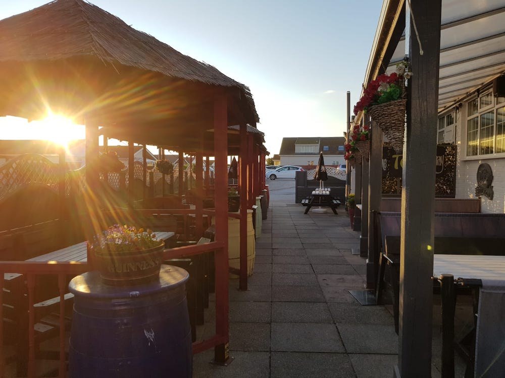 The Mayquay outdoor seating in Kinmel Bay